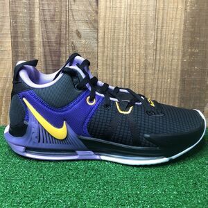 Nike Lebron Witness 7 Shoes "Lakers" Black Purple DM1123-002 Men's Size 11